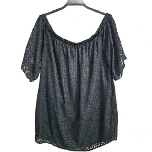 a.n.a Black Textured Dress XL - Picture 3 of 5